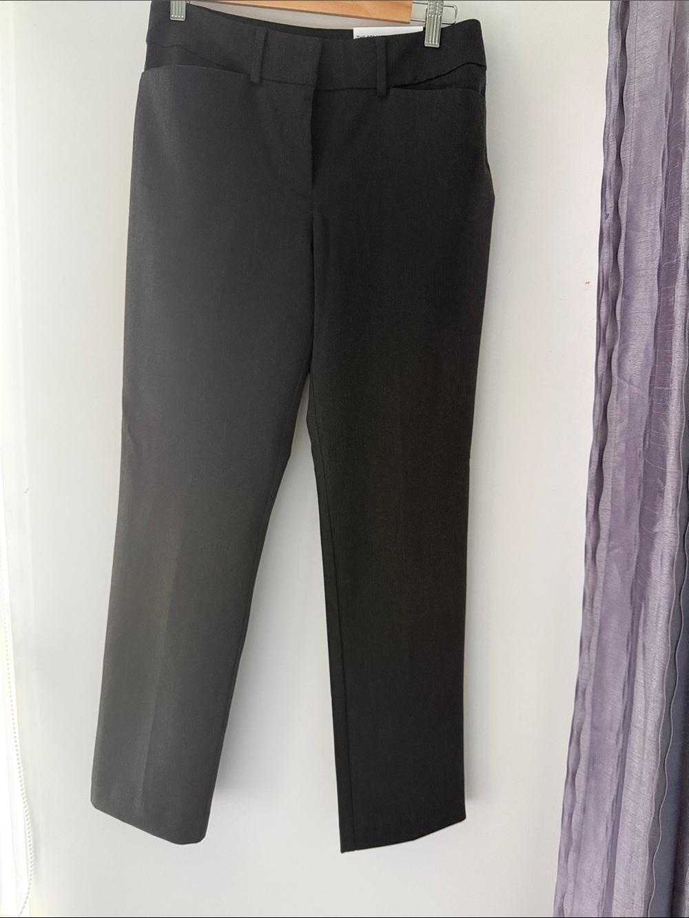 NWT-Classic Dark Gray Straight Leg Dress Pants